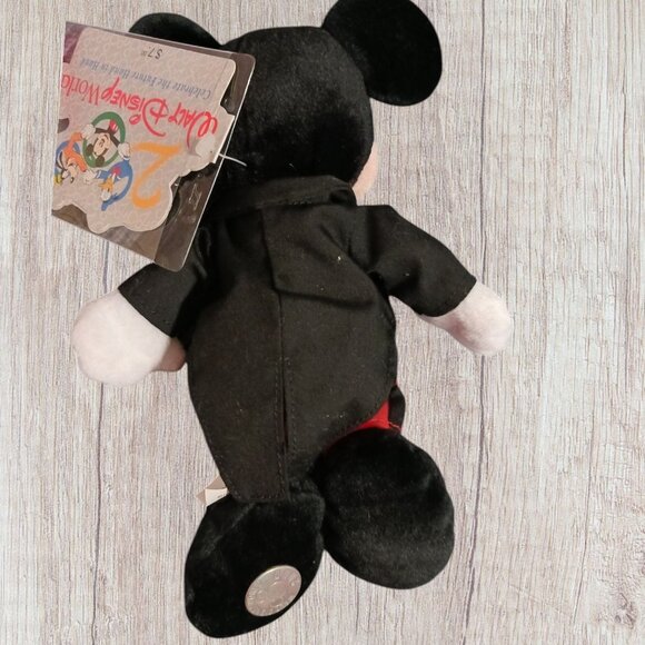 Mickey Mouse Walt Disney World 2000 Bean Bag Plush Toy - Picture 2 of 5